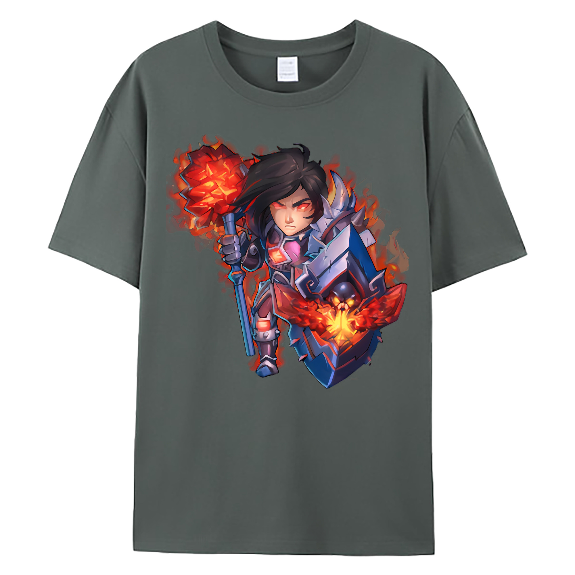 （画像用） リーグ・オブ・レジェンド League of Legends LOL 綿100％ メンズ半袖Tシャツ｜肌触りやわらか＆通気性